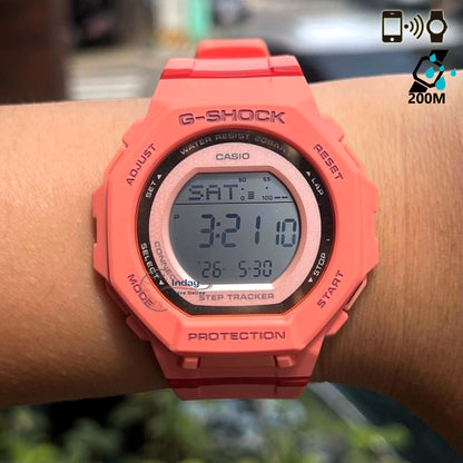 Casio G-Shock G-Squad Women's Watch GMD-B300SC-4 Resin Band Mineral Glass Shock Resistant Bluetooth