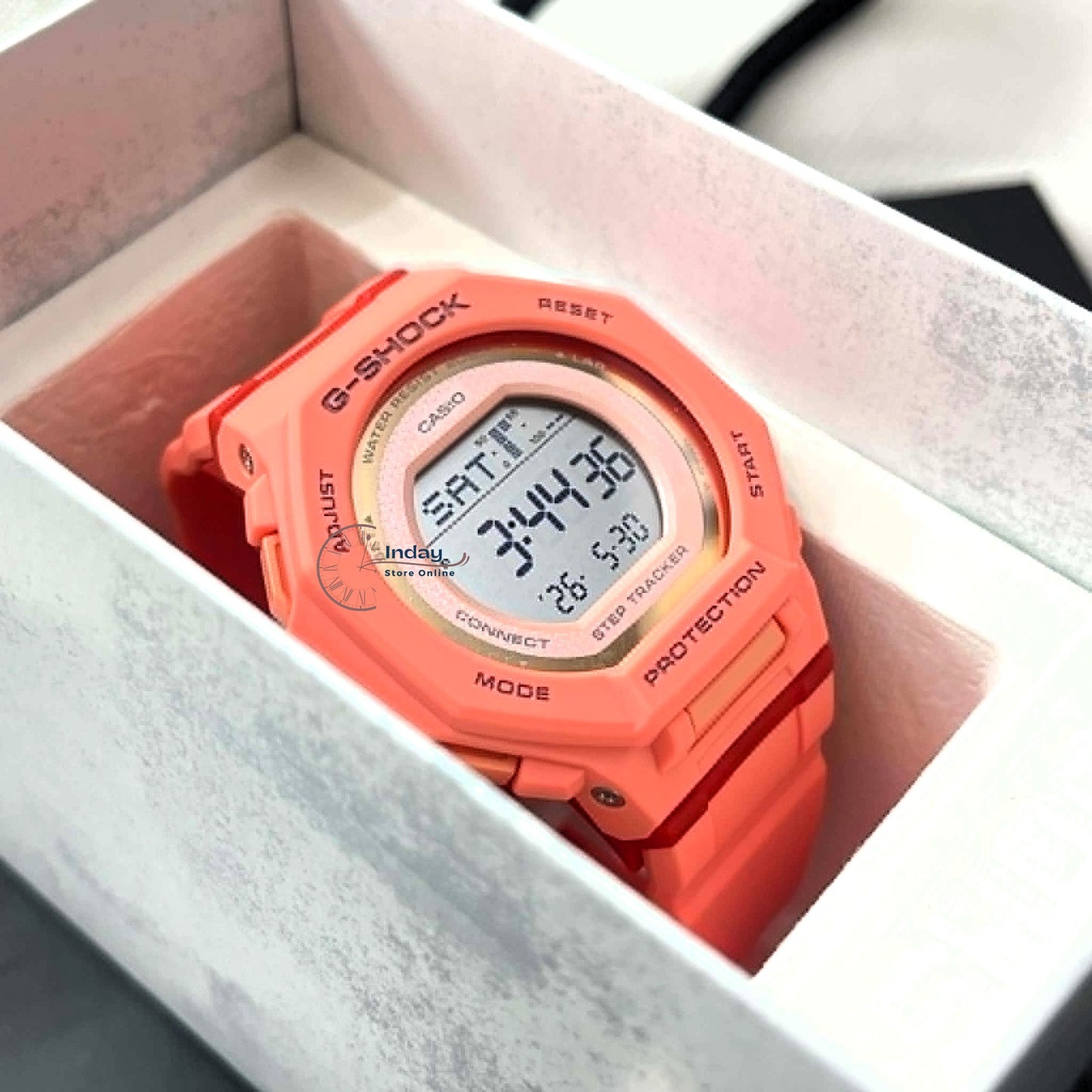 Casio G-Shock G-Squad Women's Watch GMD-B300SC-4 Resin Band Mineral Glass Shock Resistant Bluetooth