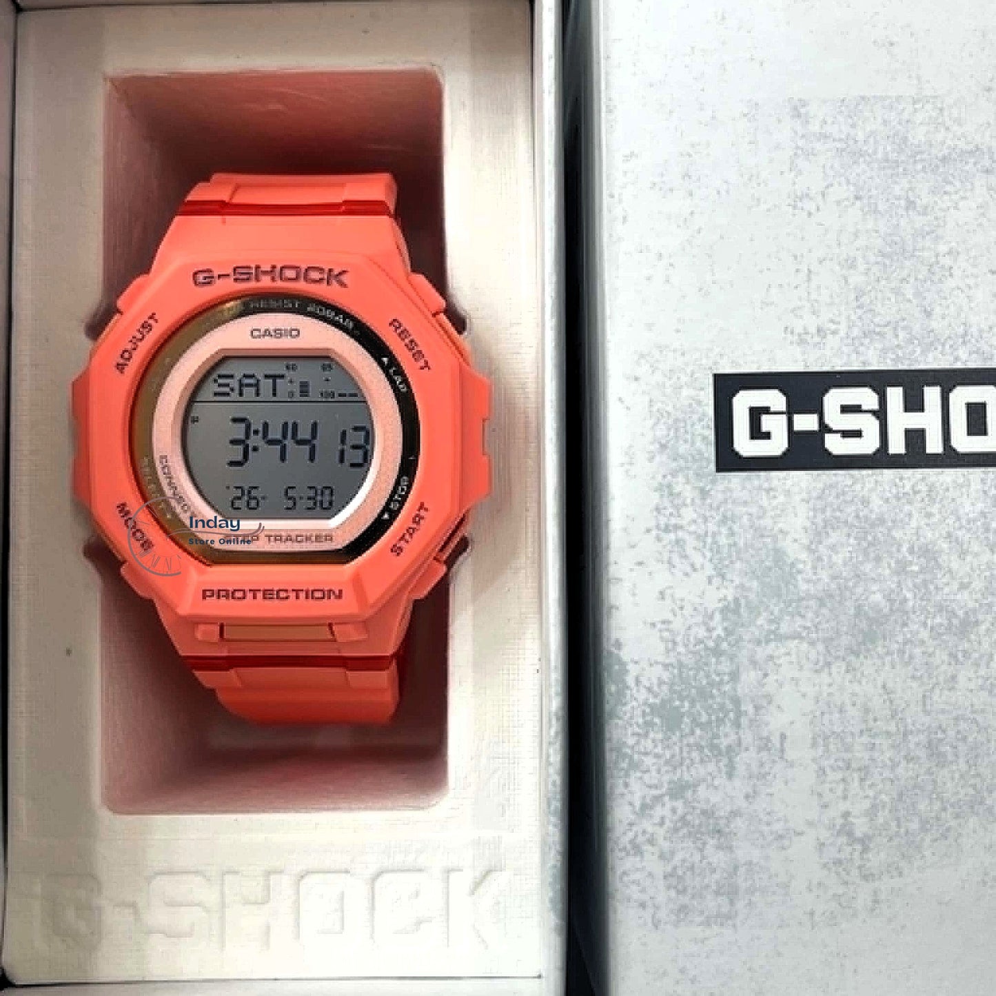 Casio G-Shock G-Squad Women's Watch GMD-B300SC-4 Resin Band Mineral Glass Shock Resistant Bluetooth