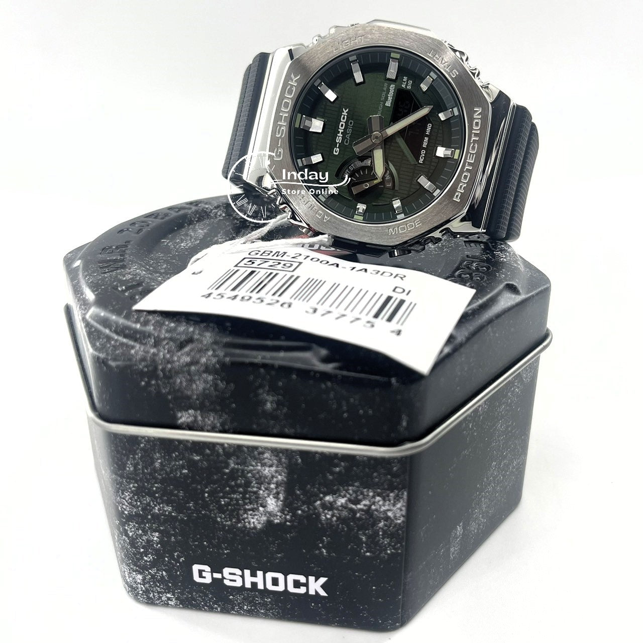 Casio G-Shock G-Steel Men's Watch GBM-2100A-1A3 Shock Resistant Mobile link Bluetooth Tough Solar