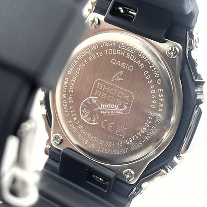 Casio G-Shock G-Steel Men's Watch GBM-2100A-1A3 Shock Resistant Mobile link Bluetooth Tough Solar