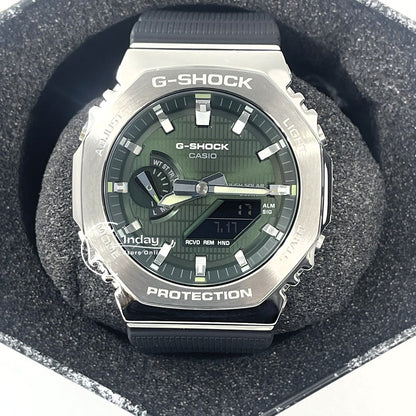 Casio G-Shock G-Steel Men's Watch GBM-2100A-1A3 Shock Resistant Mobile link Bluetooth Tough Solar