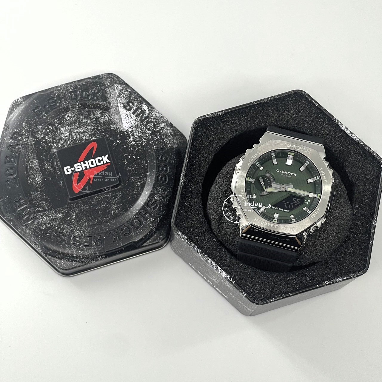 Casio G-Shock G-Steel Men's Watch GBM-2100A-1A3 Shock Resistant Mobile link Bluetooth Tough Solar