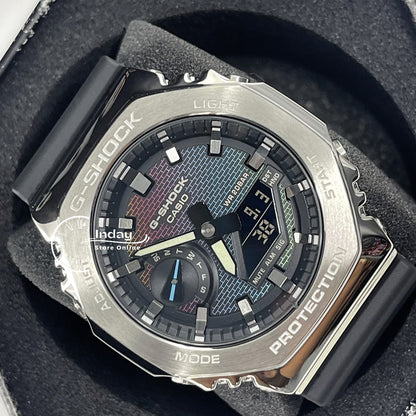Casio G-Shock G-Steel Men's Watch GM-2100RW-1A Bio-based Resin Band Shock Resistant Mineral Glass