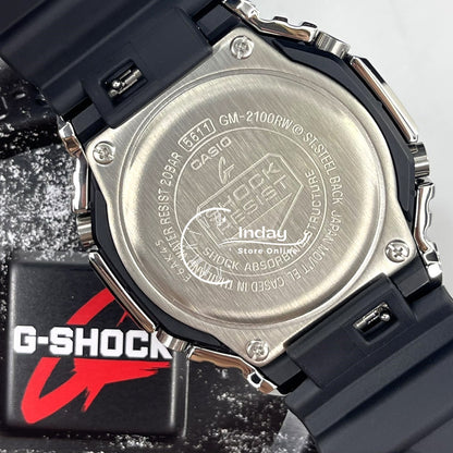 Casio G-Shock G-Steel Men's Watch GM-2100RW-1A Bio-based Resin Band Shock Resistant Mineral Glass