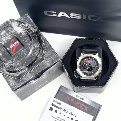 Casio G-Shock G-Steel Men's Watch GM-2100RW-1A Bio-based Resin Band Shock Resistant Mineral Glass