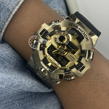 Casio G-Shock G-Steel Men's Watch GM-700G-9A Resin Band Shock Resistant Mineral Glass Battery Life 5-Years