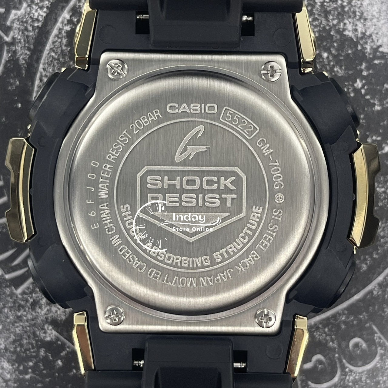 Casio G-Shock G-Steel Men's Watch GM-700G-9A Resin Band Shock Resistant Mineral Glass Battery Life 5-Years