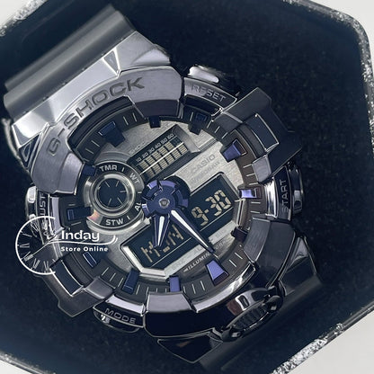 Casio G-Shock G-Steel Men's Watch GM-700P-6A Resin Band Shock Resistant Mineral Glass Battery Life 5-Years