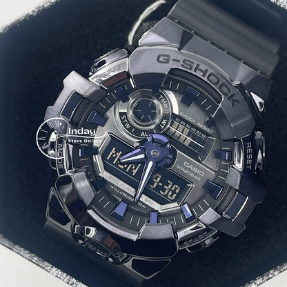 Casio G-Shock G-Steel Men's Watch GM-700P-6A Resin Band Shock Resistant Mineral Glass Battery Life 5-Years
