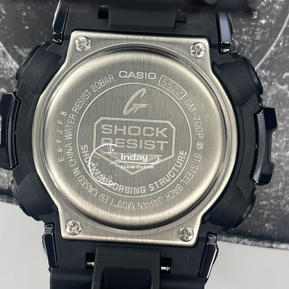 Casio G-Shock G-Steel Men's Watch GM-700P-6A Resin Band Shock Resistant Mineral Glass Battery Life 5-Years