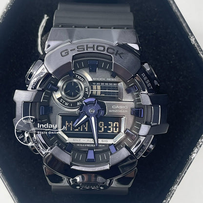 Casio G-Shock G-Steel Men's Watch GM-700P-6A Resin Band Shock Resistant Mineral Glass Battery Life 5-Years