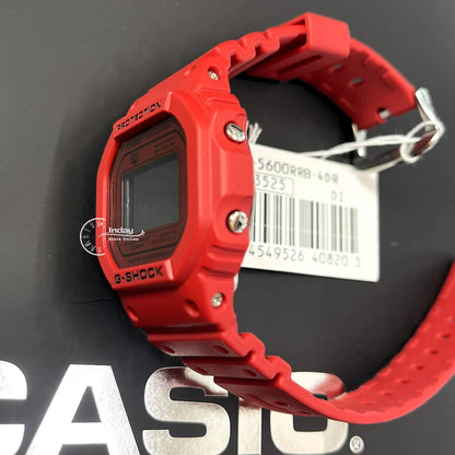 Casio G-Shock Men's Watch DW-5600RRB-4 Mineral Glass Resin Band Shock Resistant Battery Life: 5 Years