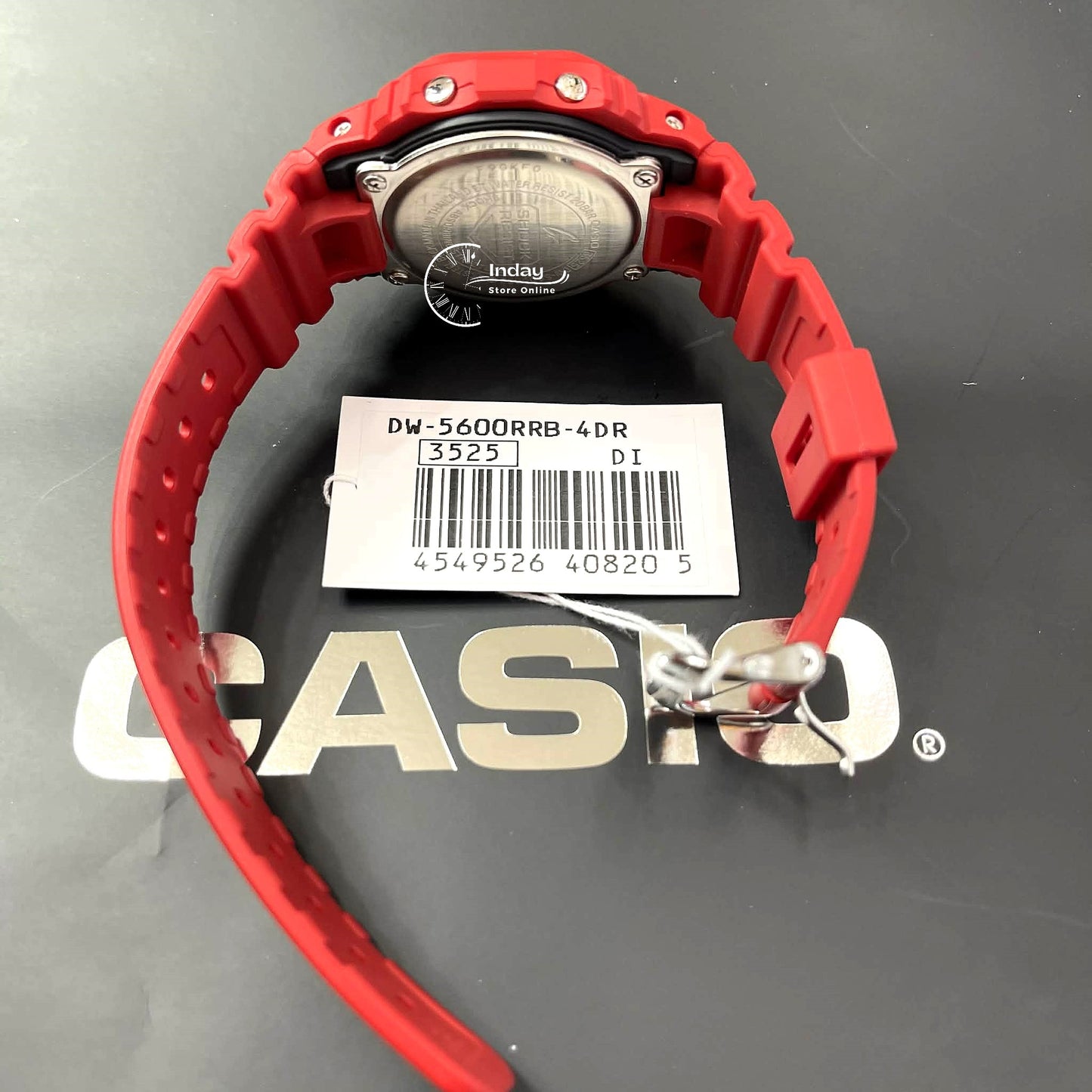 Casio G-Shock Men's Watch DW-5600RRB-4 Mineral Glass Resin Band Shock Resistant Battery Life: 5 Years