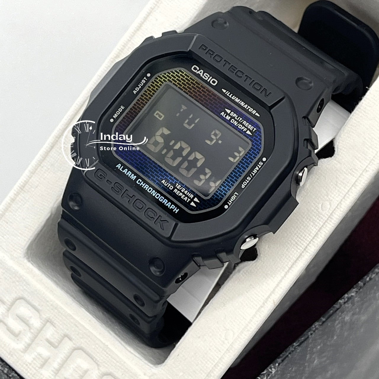Casio G-Shock Men's Watch DW-5600RW-1 Bio-based Resin Band Shock Resistant Mineral Glass Battery Life 5-Years