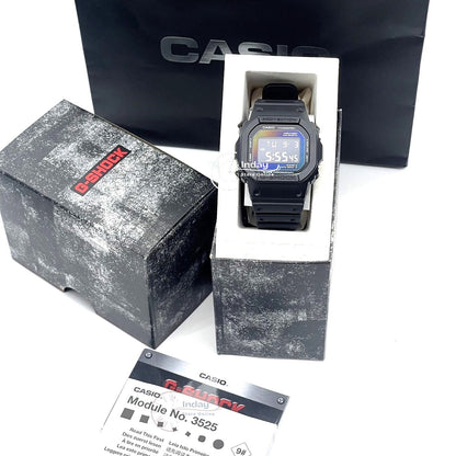 Casio G-Shock Men's Watch DW-5600RW-1 Bio-based Resin Band Shock Resistant Mineral Glass Battery Life 5-Years