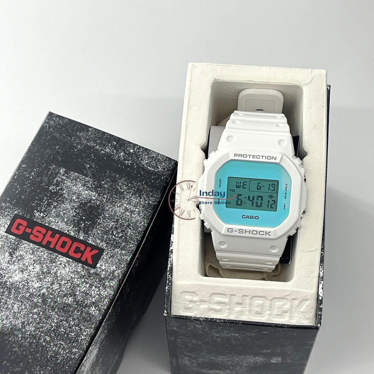 Casio G-Shock Men's Watch DW-5600TL-7 Resin Band Mineral Glass Shock Resistant