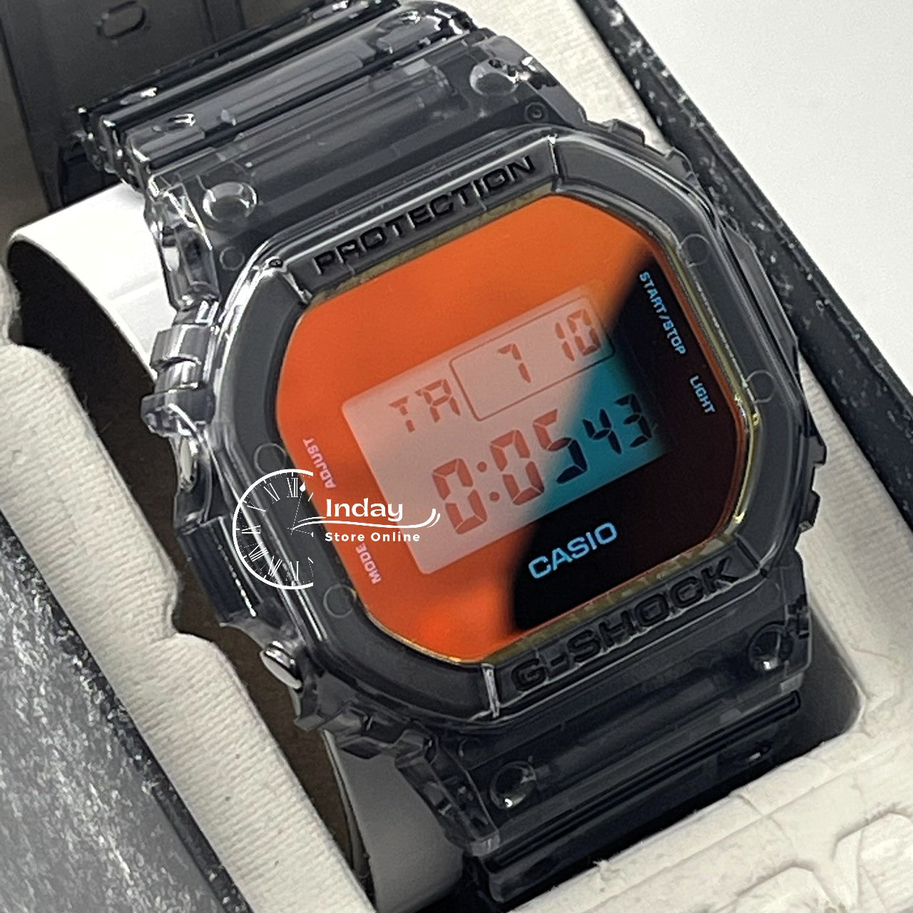 Casio G-Shock Men's Watch DW-5600TLS-8 Resin Band Mineral Glass Shock Resistant