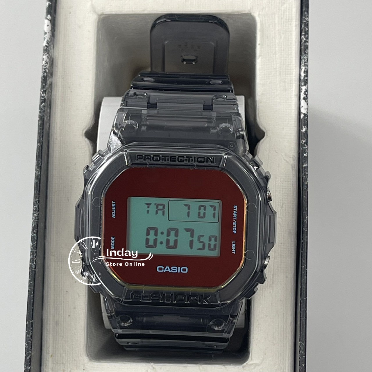 Casio G-Shock Men's Watch DW-5600TLS-8 Resin Band Mineral Glass Shock Resistant
