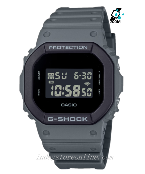 Casio G-Shock Men's Watch DW-5610UU-8 Resin Band Mineral Glass Shock Resistant Battery Life 5-Years