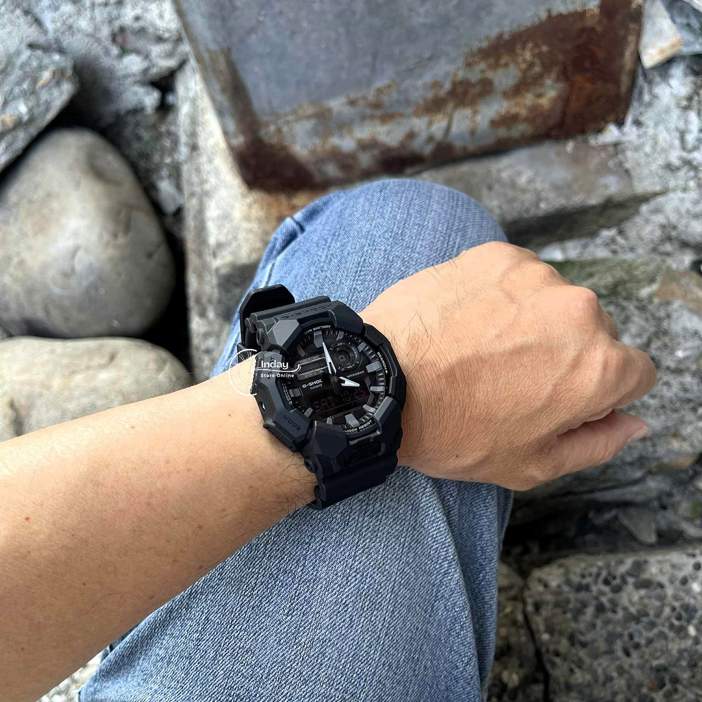 Casio G-Shock Men's Watch GA-010-1A1 Shock Resistant Carbon Core Guard Structure Battery Life 10-Years