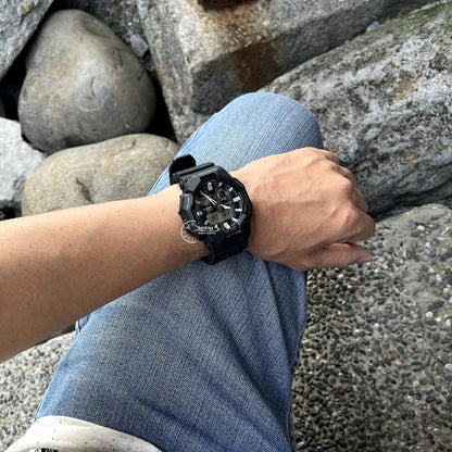 Casio G-Shock Men's Watch GA-010-1A Bio-based Resin Band Shock Resistant Mineral Glass Battery Life 10-Years