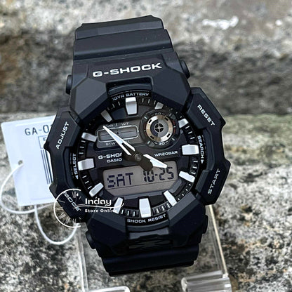 Casio G-Shock Men's Watch GA-010-1A Bio-based Resin Band Shock Resistant Mineral Glass Battery Life 10-Years