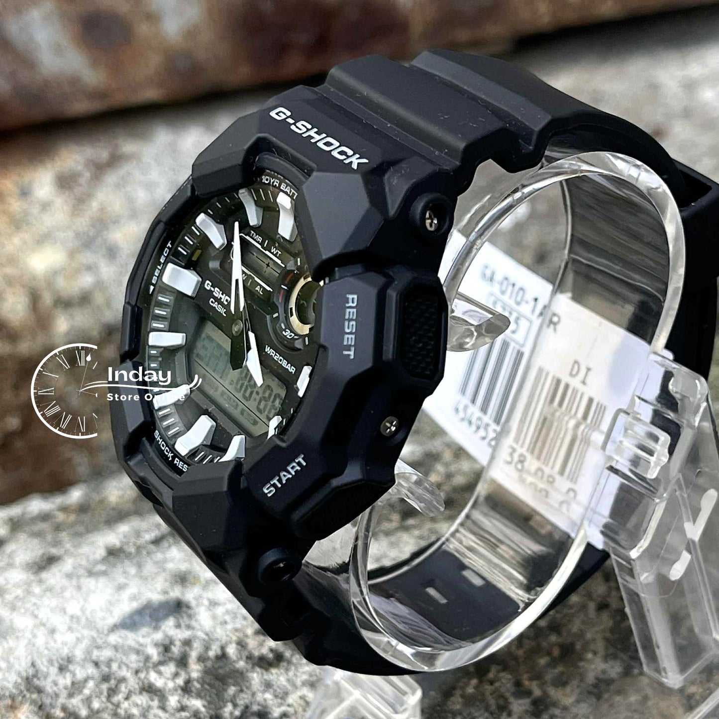 Casio G-Shock Men's Watch GA-010-1A Bio-based Resin Band Shock Resistant Mineral Glass Battery Life 10-Years
