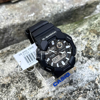 Casio G-Shock Men's Watch GA-010-1A Bio-based Resin Band Shock Resistant Mineral Glass Battery Life 10-Years
