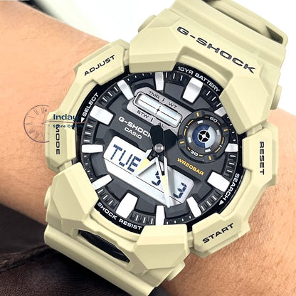 Casio G-Shock Men's Watch GA-010-5A Bio-based Resin Band Shock Resistant Mineral Glass Battery Life 10-Years