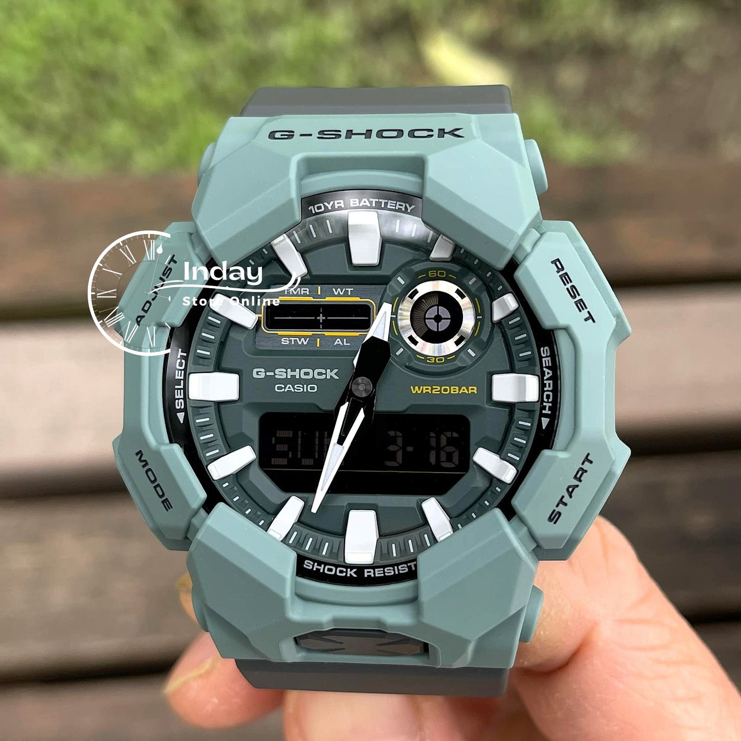 Casio G-Shock Men's Watch GA-010CE-2A Cloth Band Shock Resistant Battery Life: 10 years