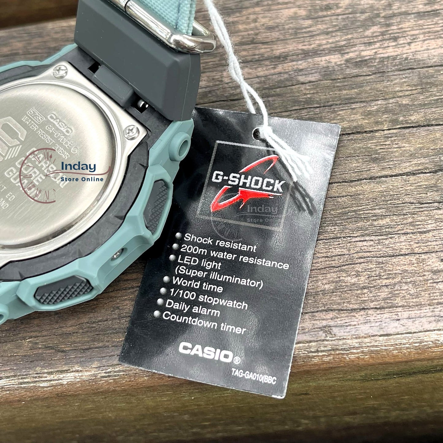 Casio G-Shock Men's Watch GA-010CE-2A Cloth Band Shock Resistant Battery Life: 10 years
