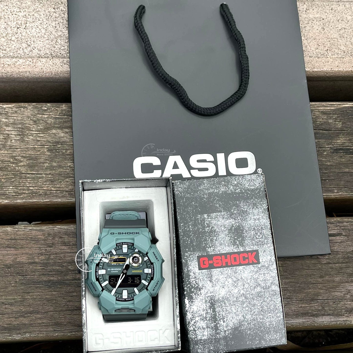 Casio G-Shock Men's Watch GA-010CE-2A Cloth Band Shock Resistant Battery Life: 10 years