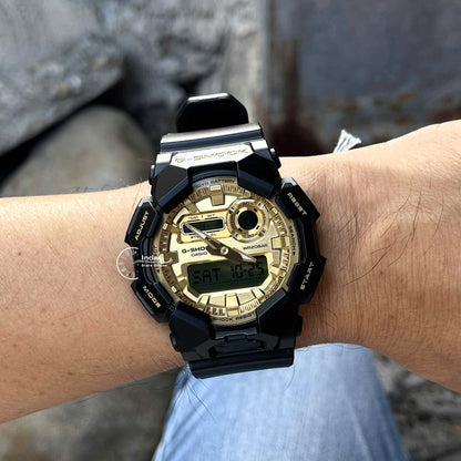 Casio G-Shock Men's Watch GA-010GGB-1A9 Mineral Glass Shock Resistant Carbon Core Guard Battery Life: 10 years