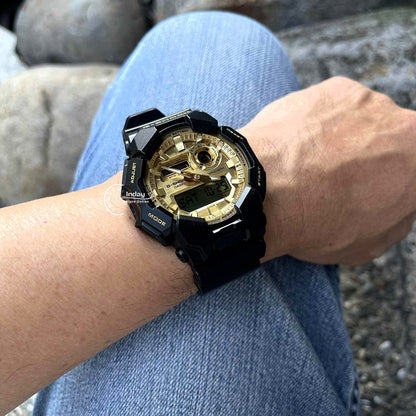 Casio G-Shock Men's Watch GA-010GGB-1A9 Mineral Glass Shock Resistant Carbon Core Guard Battery Life: 10 years