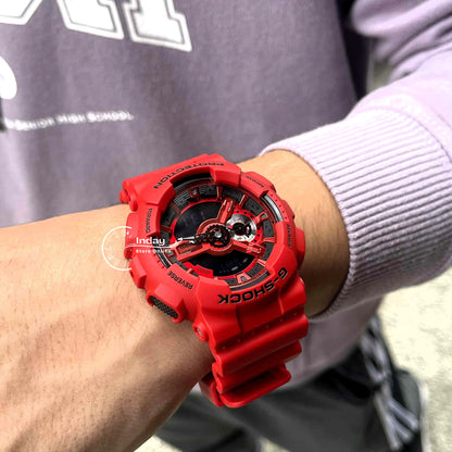 Casio G-Shock Men's Watch GA-110RRB-4A Mineral Glass Shock Resistant Magnetic Resistant