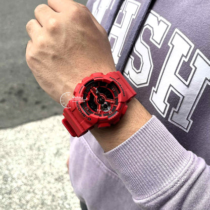 Casio G-Shock Men's Watch GA-110RRB-4A Mineral Glass Shock Resistant Magnetic Resistant