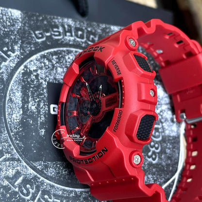 Casio G-Shock Men's Watch GA-110RRB-4A Mineral Glass Shock Resistant Magnetic Resistant