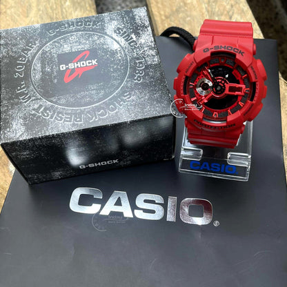 Casio G-Shock Men's Watch GA-110RRB-4A Mineral Glass Shock Resistant Magnetic Resistant
