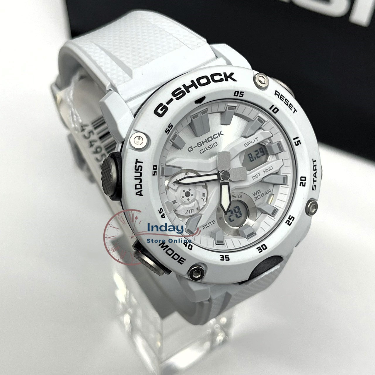 Casio G-Shock Men's Watch GA-2000S-7A Analog-Digital Shock Resistant Shock Resistant Carbon Core Guard Structure