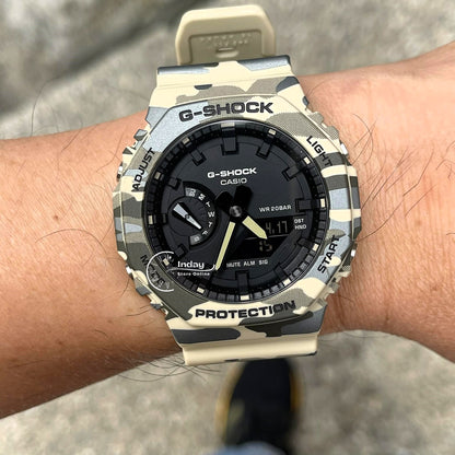 Casio G-Shock Men's Watch GA-2100CM-5A Mineral Glass Shock Resistant
Carbon Core Guard Structure Battery Life: 3 Years