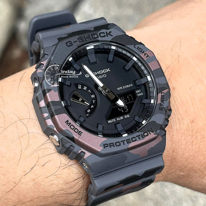 Casio G-Shock Men's Watch GA-2100CM-8A Mineral Glass Shock Resistant
Carbon Core Guard Structure Battery Life: 3 Years