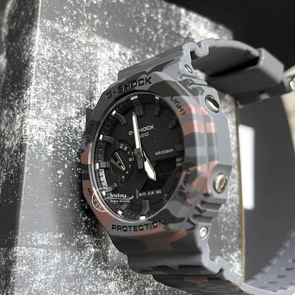 Casio G-Shock Men's Watch GA-2100CM-8A Mineral Glass Shock Resistant
Carbon Core Guard Structure Battery Life: 3 Years