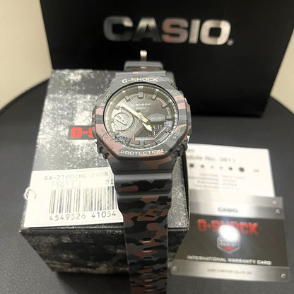 Casio G-Shock Men's Watch GA-2100CMD-8A Mineral Glass Shock Resistant
Carbon Core Guard Structure Battery Life: 3 Years