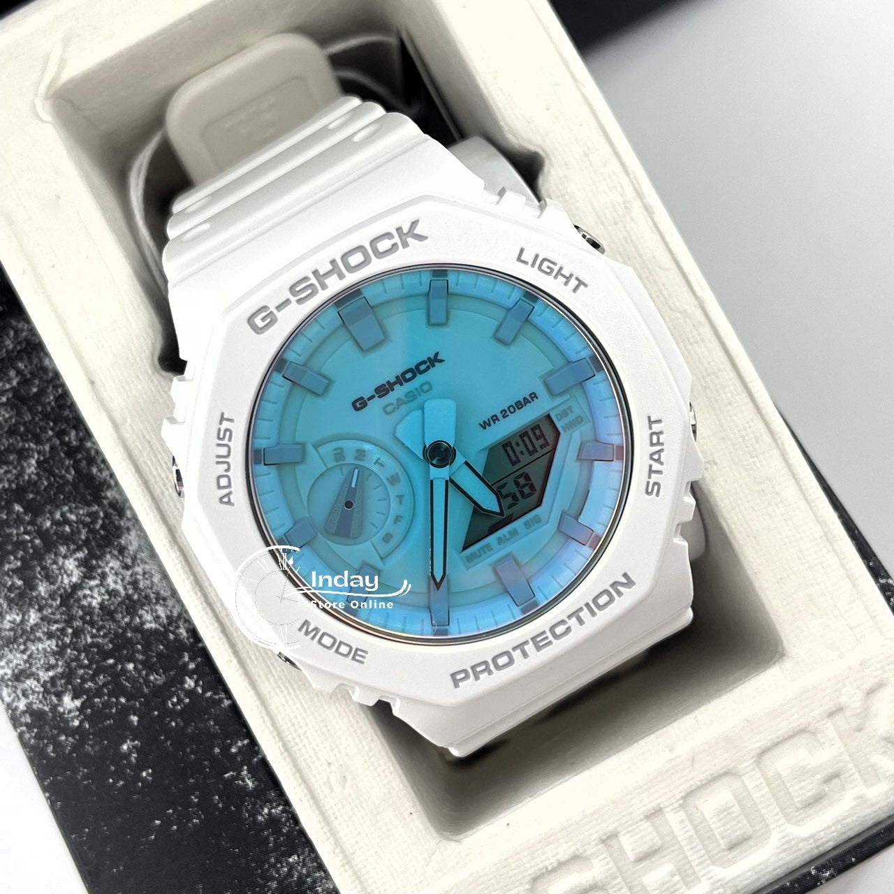 Casio G-Shock Men's Watch GA-2100TL-7A Shock Resistant Carbon Core Guard Structure
