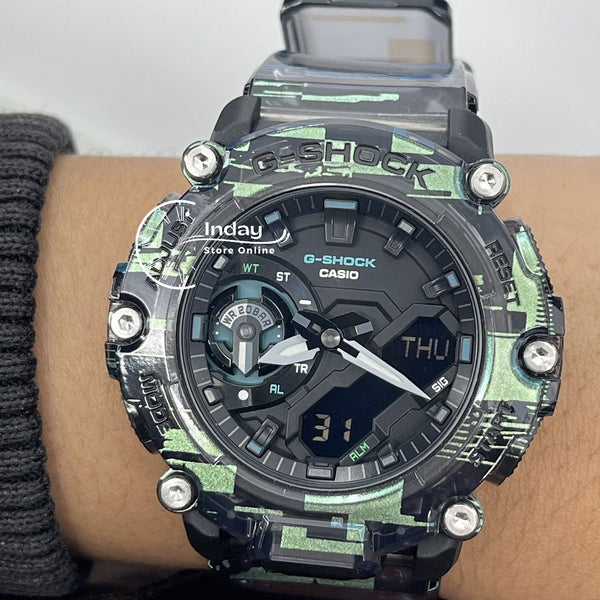 【良品】G-SHOCK GA-2200NN 迷彩柄 電池新品(127) GA-2200NN-1A | CASIO