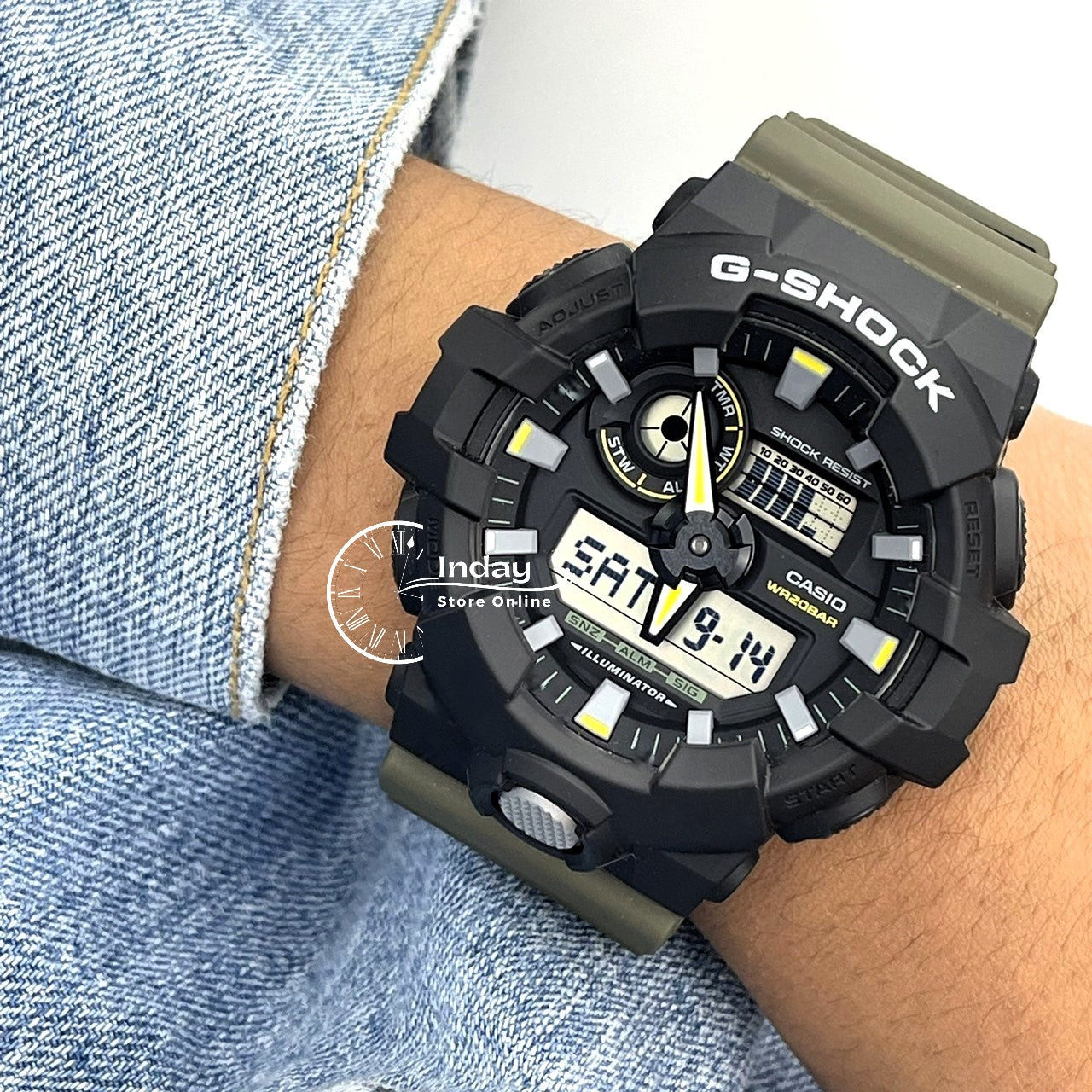 Casio G-Shock Men's Watch GA-710TU-1A3 Resin Band Shock Resistant Battery life: 5 years