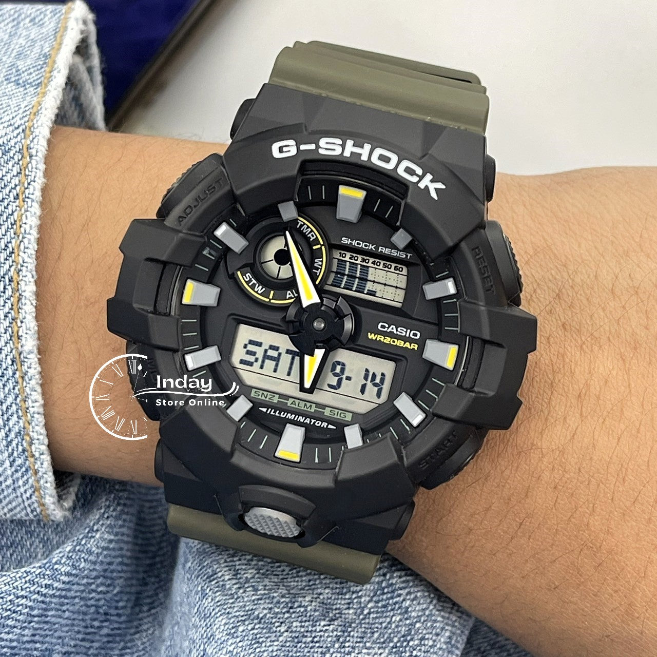 Casio G-Shock Men's Watch GA-710TU-1A3 Resin Band Shock Resistant Battery life: 5 years