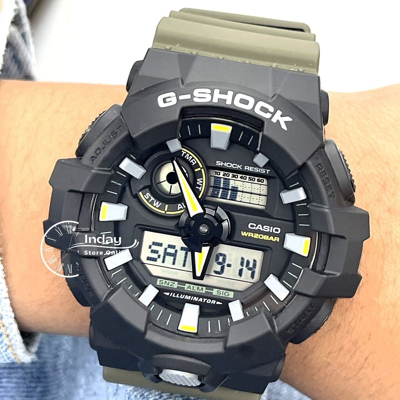Casio G-Shock Men's Watch GA-710TU-1A3 Resin Band Shock Resistant Battery life: 5 years