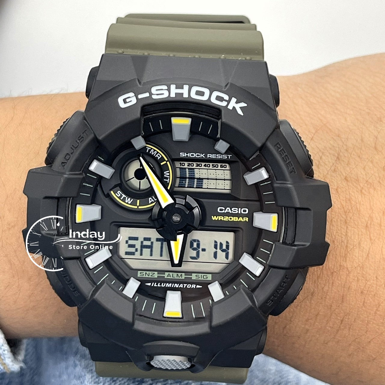 Casio G-Shock Men's Watch GA-710TU-1A3 Resin Band Shock Resistant Battery life: 5 years